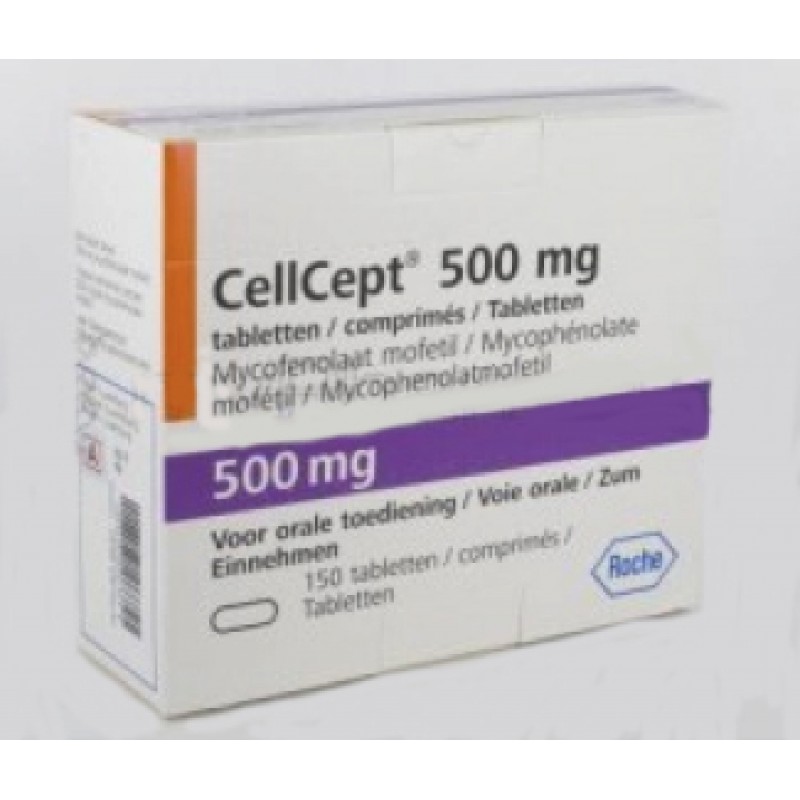 Купить Селлсепт Cellcept 500 MG (Mycophenolate Mofetil) 500 мг/50 .