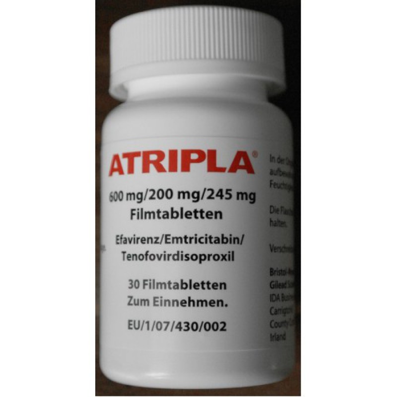 Купить Атрипла Atripla 600 mg/200 mg/245 mg 30 таблеток  | Цена .